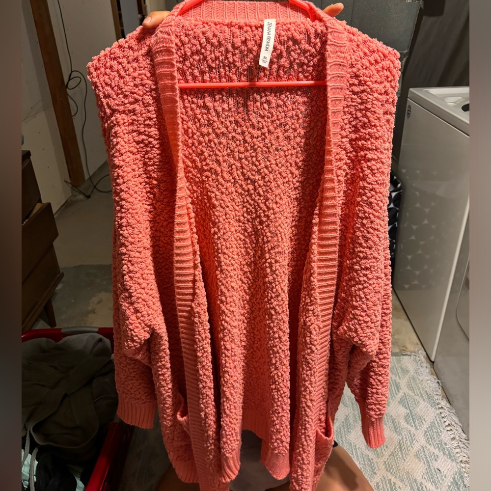 Pink zenana cardigan
